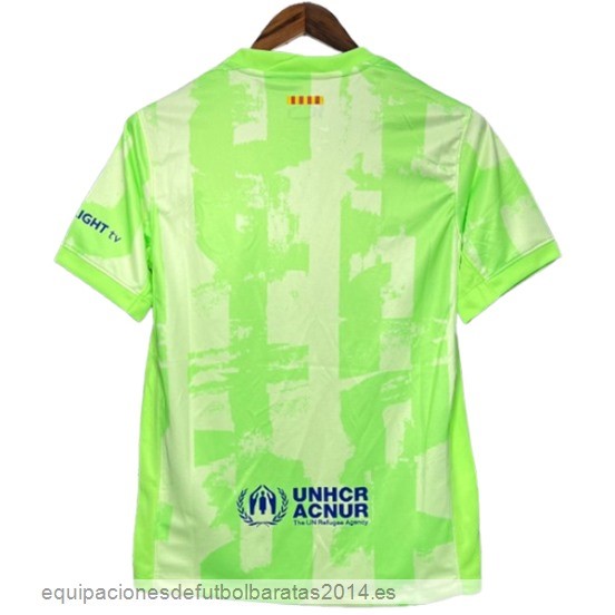 Nuevo Tailandia 3ª Camiseta Barcelona 24/25 Verde Baratas